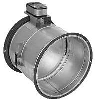 Круглый клапан КВП-120-НЗ(КОМ)-D-ВЕ огнестойкостью EI120 (120 мин), обратный морозостойкий